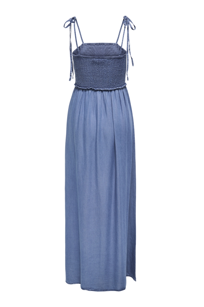 ONLCHARIS LIFE SMOCK MAXI DRESS WVN 15345985 Medium Blue Denim 
